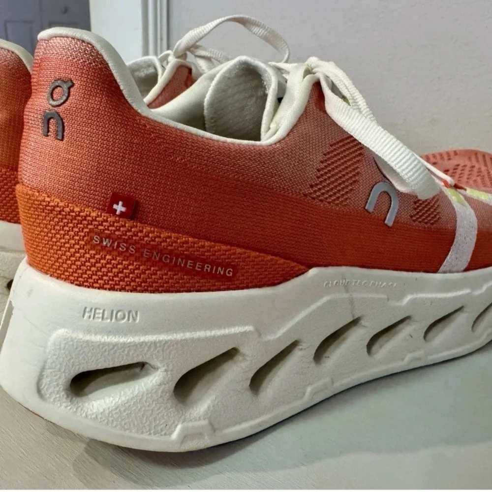 On CloudEclipse Flame Ivory Women’s Running shoes Size 8 - Picture 6 of 11